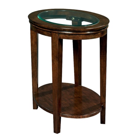 Oval End Table
