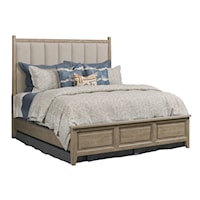 Oakmont King Upholstered Channel Bed