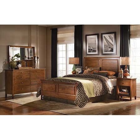 Queen Panel Bed