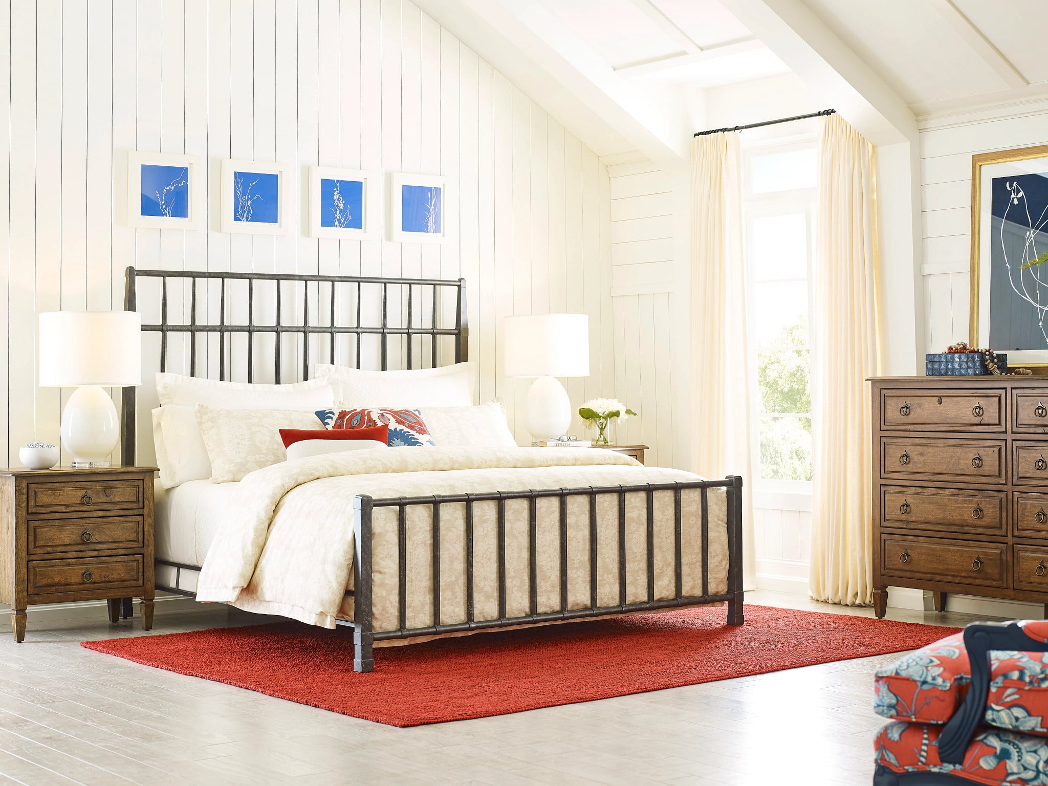 Sylvan King Metal Bed