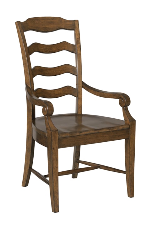 Traditional Ladder Back Renner Arm Chair