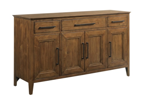 Transitional 4-Door Buffet
