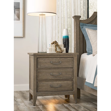 Eastlake Three Drawer Nightstand