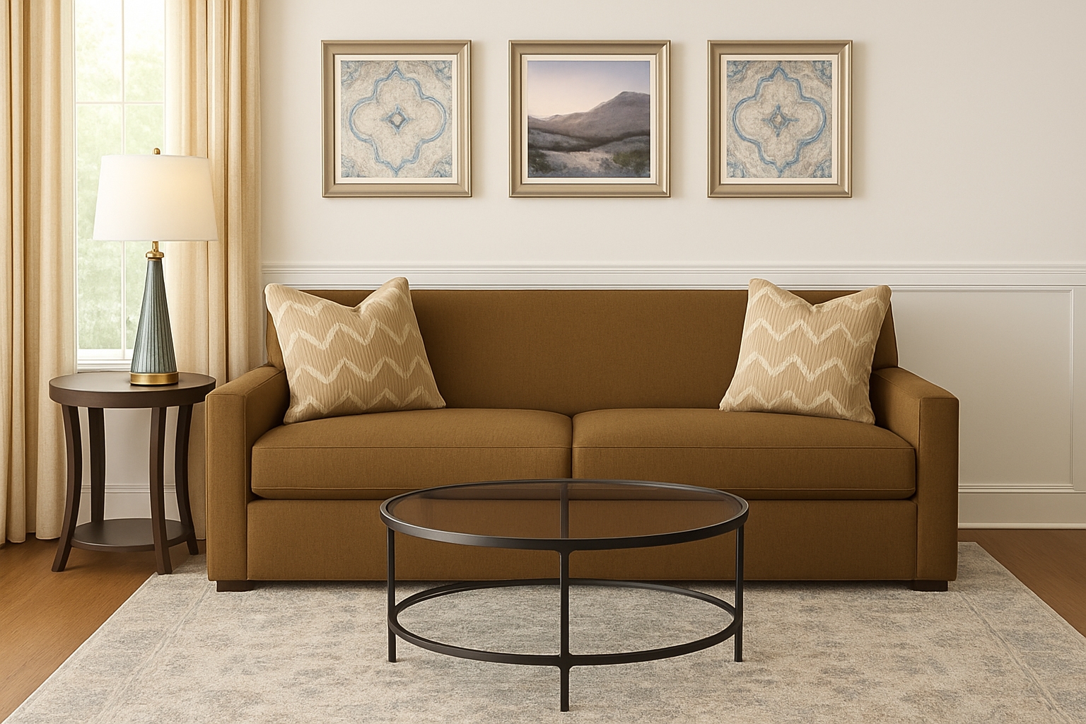 Tight Back Custom Sofa