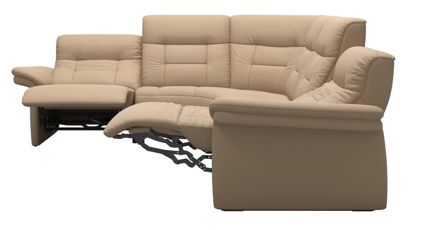 Pwr Recl Sectional w/ Pwr Head &amp; Uph Arm