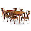 Archbold Furniture Amish Essentials Casual Dining 7pc Rectangular Dining Set