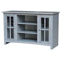 Transitional TV Stand with Storage