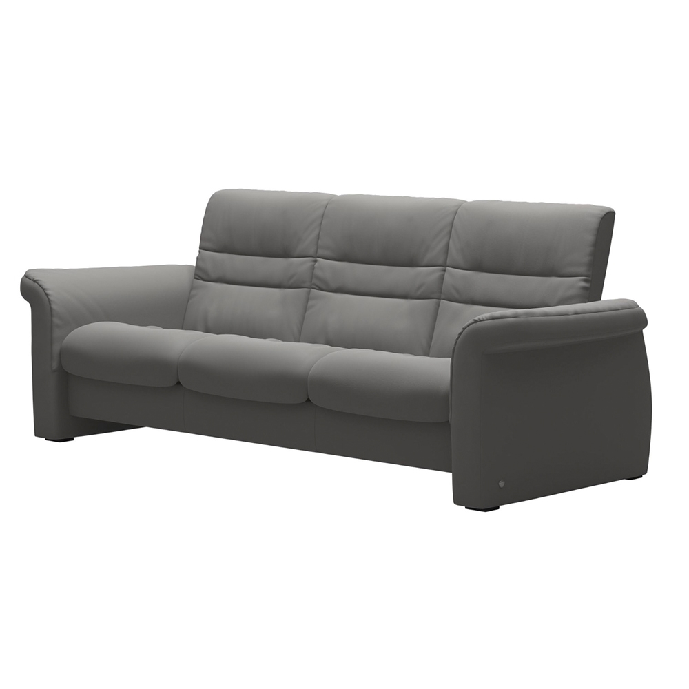 Low Back Reclining 3-Seater Sofa