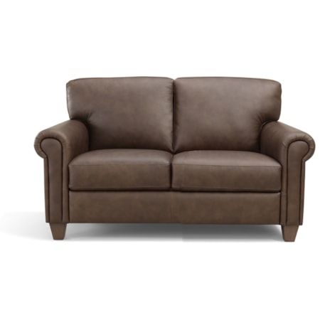 Leather Loveseat