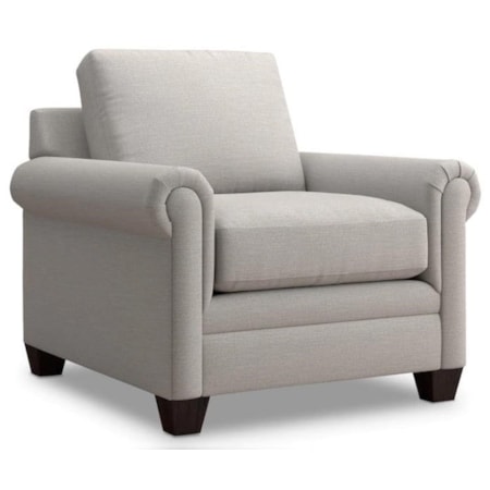 Casual Panel Arm Chair
