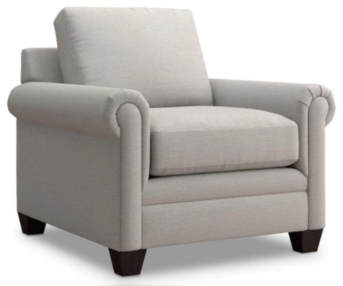 Carolina Casual Panel Arm Chair