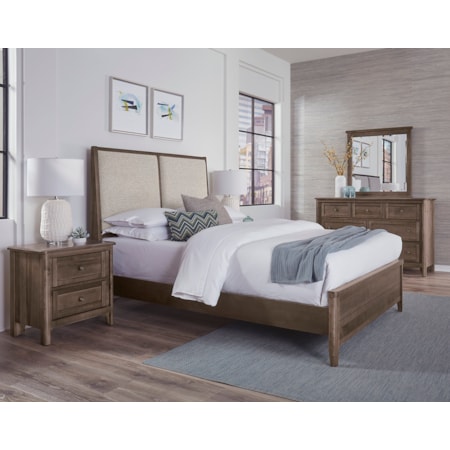 Woodbridge Dark Cashmere Queen Bedroom Set