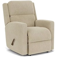 Transitional Recliner with Track Arms