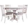 Archbold Furniture Amish Essentials Casual Dining 5pc Mary Dining Table and Alex Chair Set