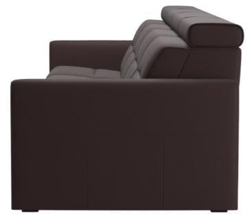 Power 4-Seat Sofa with Wood Arms
