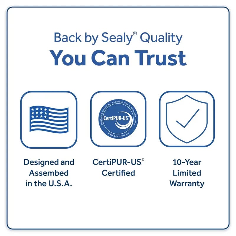 Sealy Sealy Crown Jewel Royal Cove Soft QMT53130451 Queen Tight Top