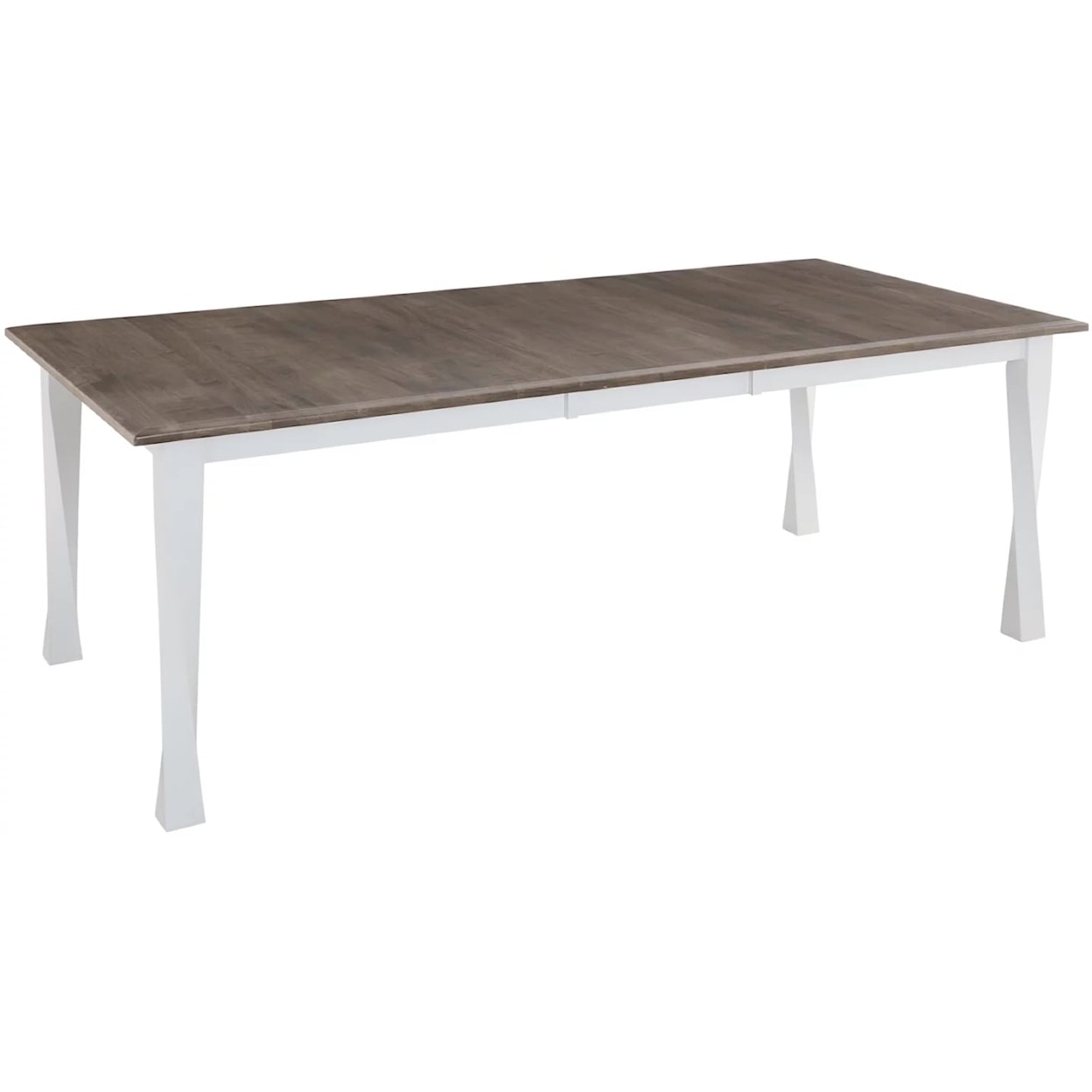 Archbold Furniture Amish Essentials Casual Dining Rectangular Dining Table with Twist Leg