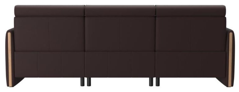 Power 3-Seat Sofa with Wood Arms