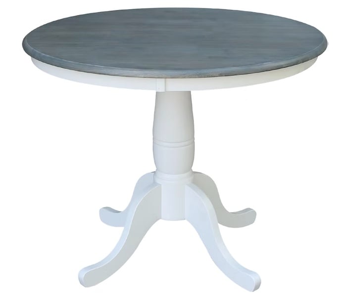 36" Round Pedestal Dining Table