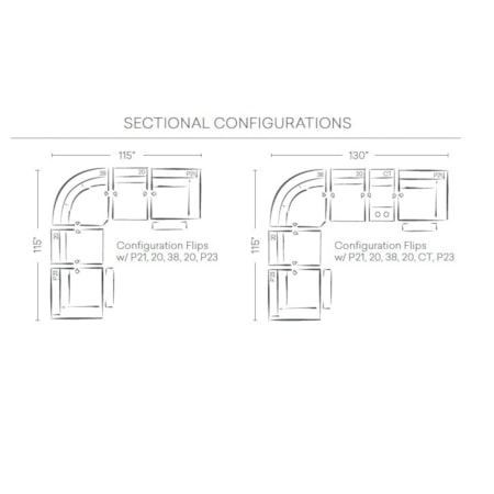 6pc Power Reclining ZeroG Sectional