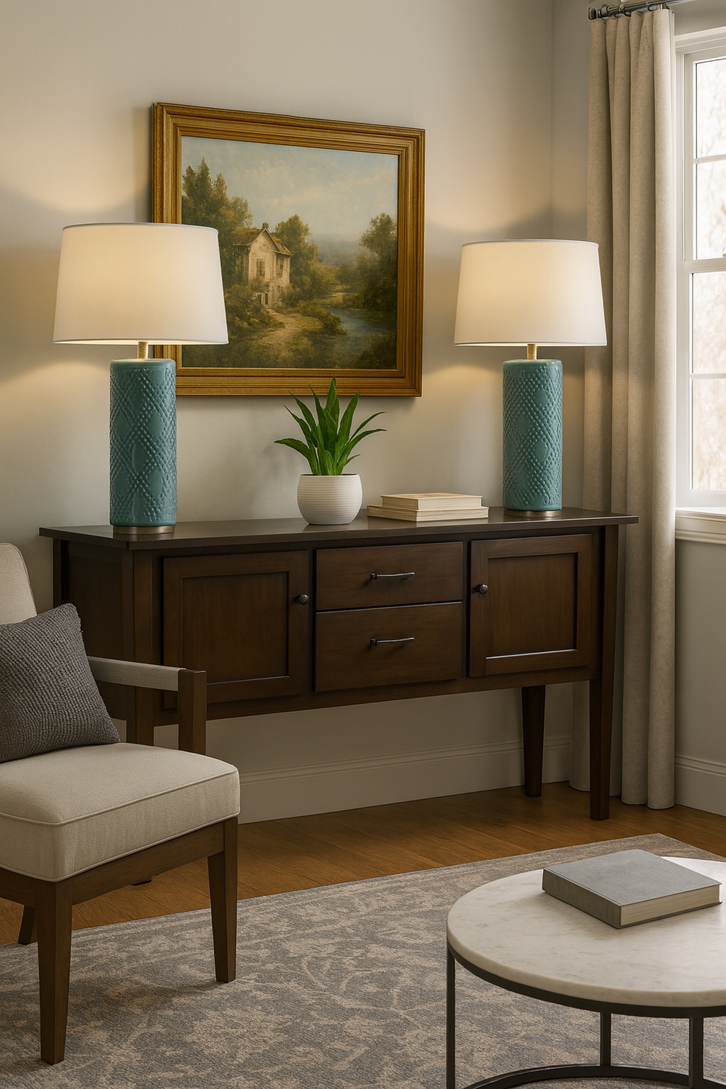 Solid Cherry Dining Server