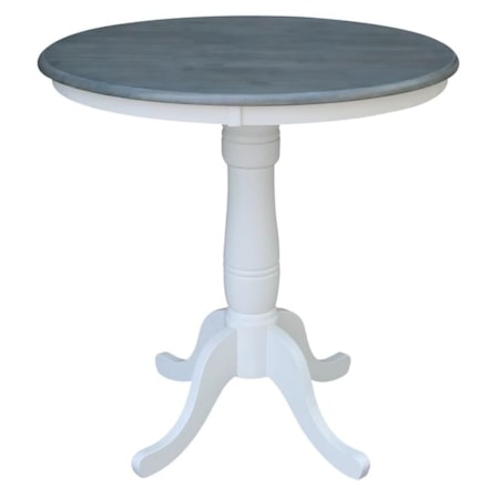 36&quot; Round Pedestal High Dining Table