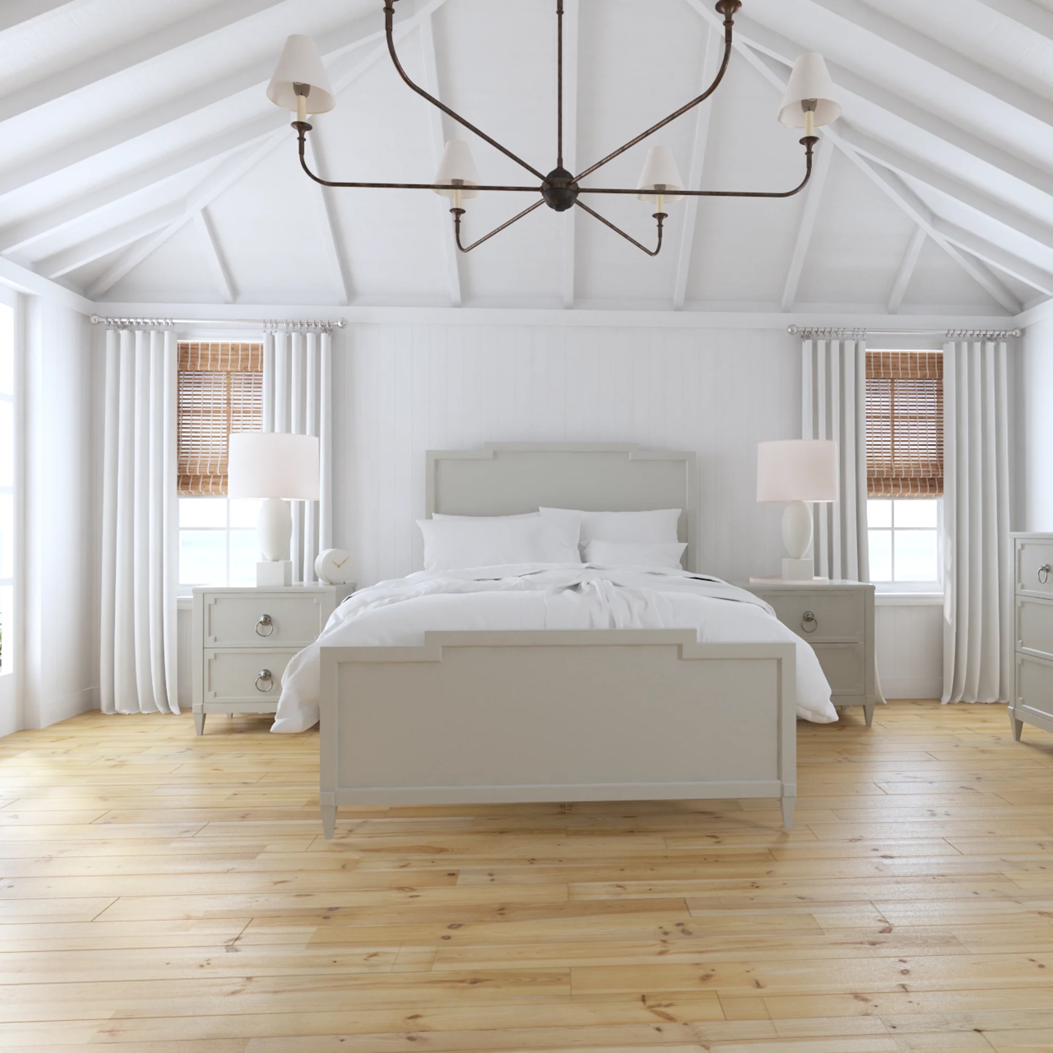 Twin Panel Bed w/ Storage