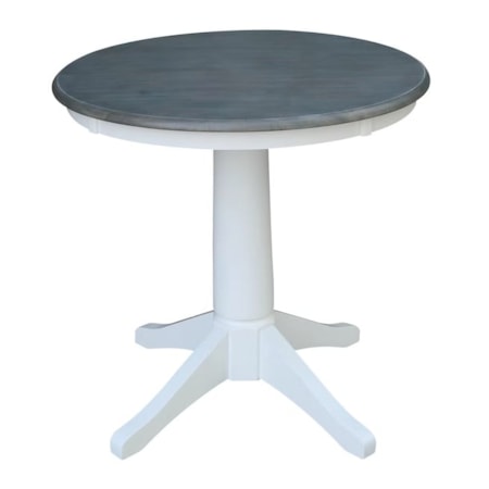 30&quot; Round Pedestal Dining Table