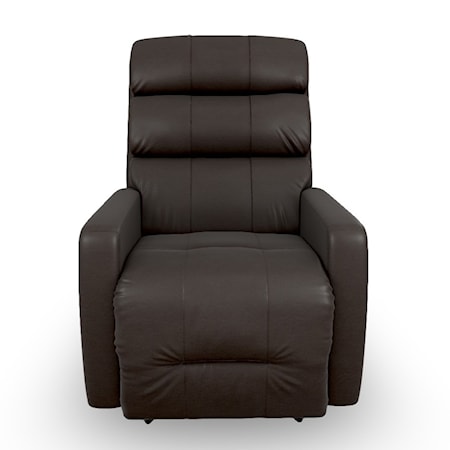 Leather Power Recliner w/ Headrest