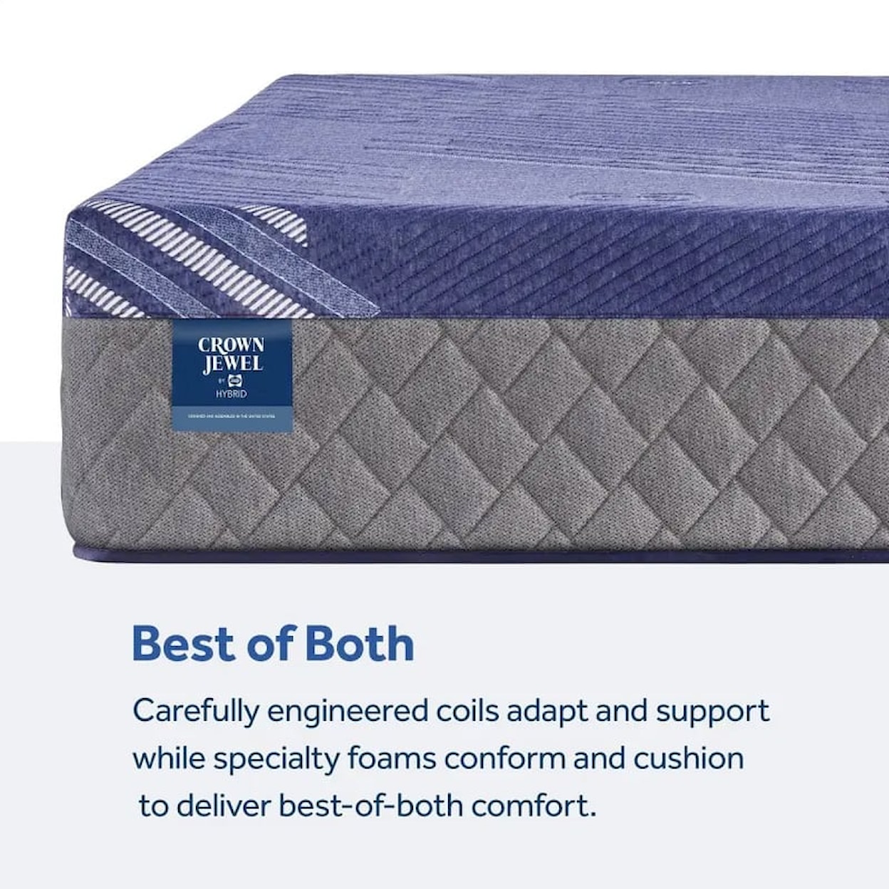 Sealy Sealy Grand Jewel Soft Hybrid Split CA King Mattress