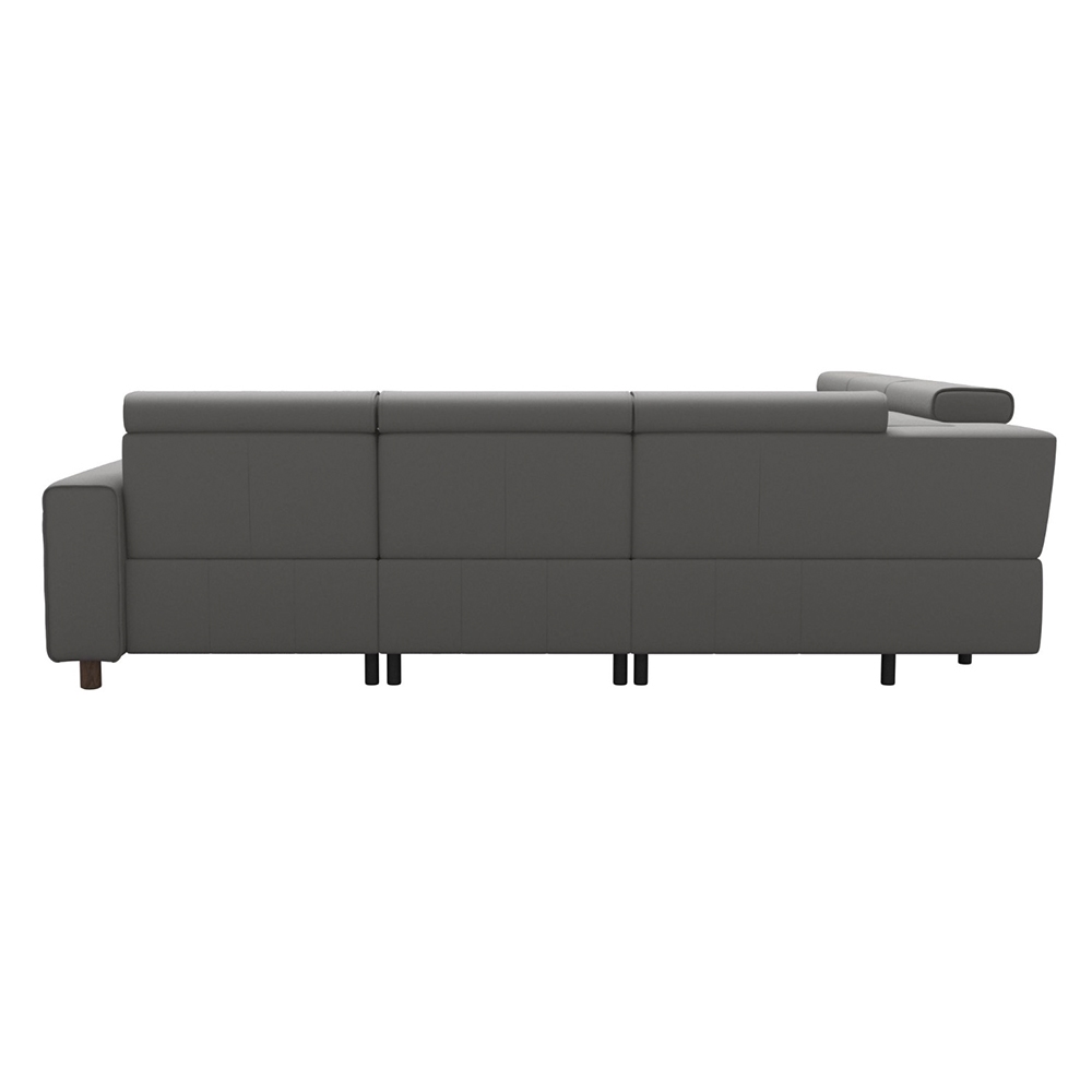 Power Recline Sectional with Wide Arms