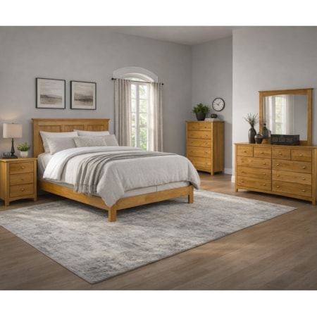 Queen Shaker Bedroom Set