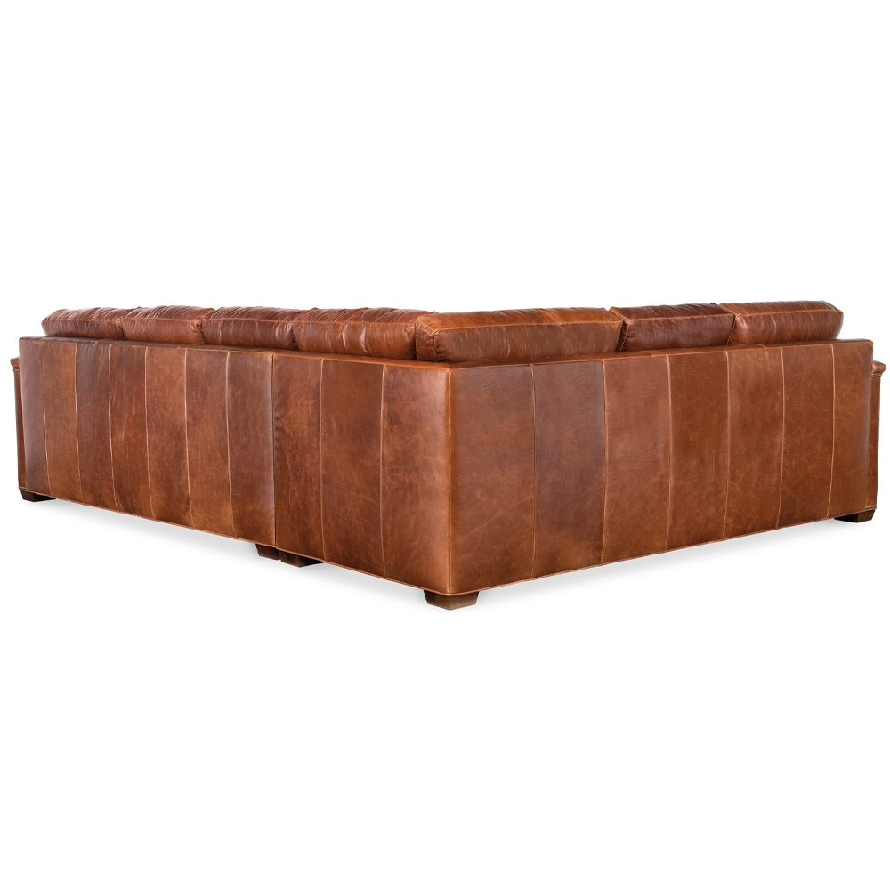 Top Grain Leather Sectional