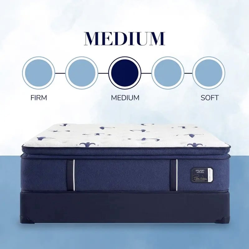 Studio Medium Euro Pillowtop Twin Long