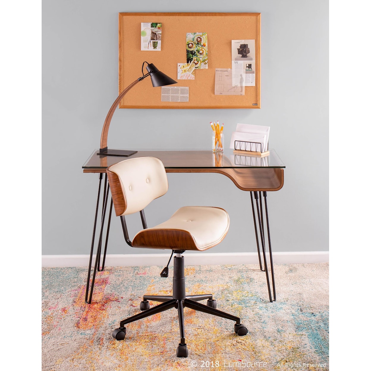 LumiSource Lombardi Executive Desk Chairs