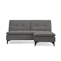 Sofa Bed Convertible with Storage Ottoman