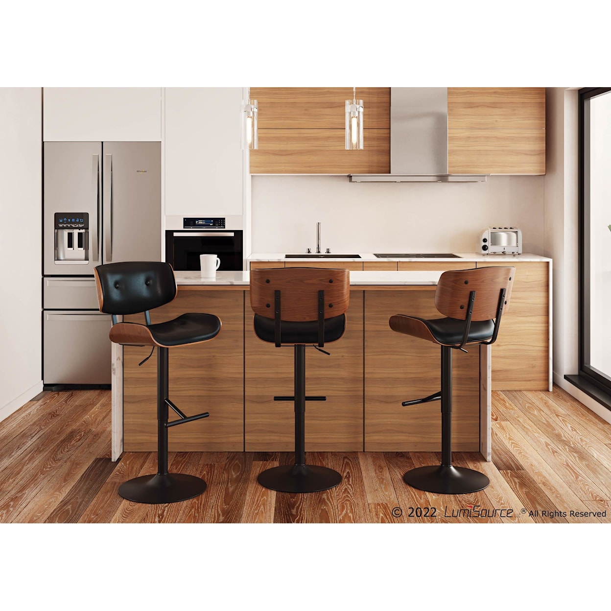 LumiSource Lombardi Bar Stool