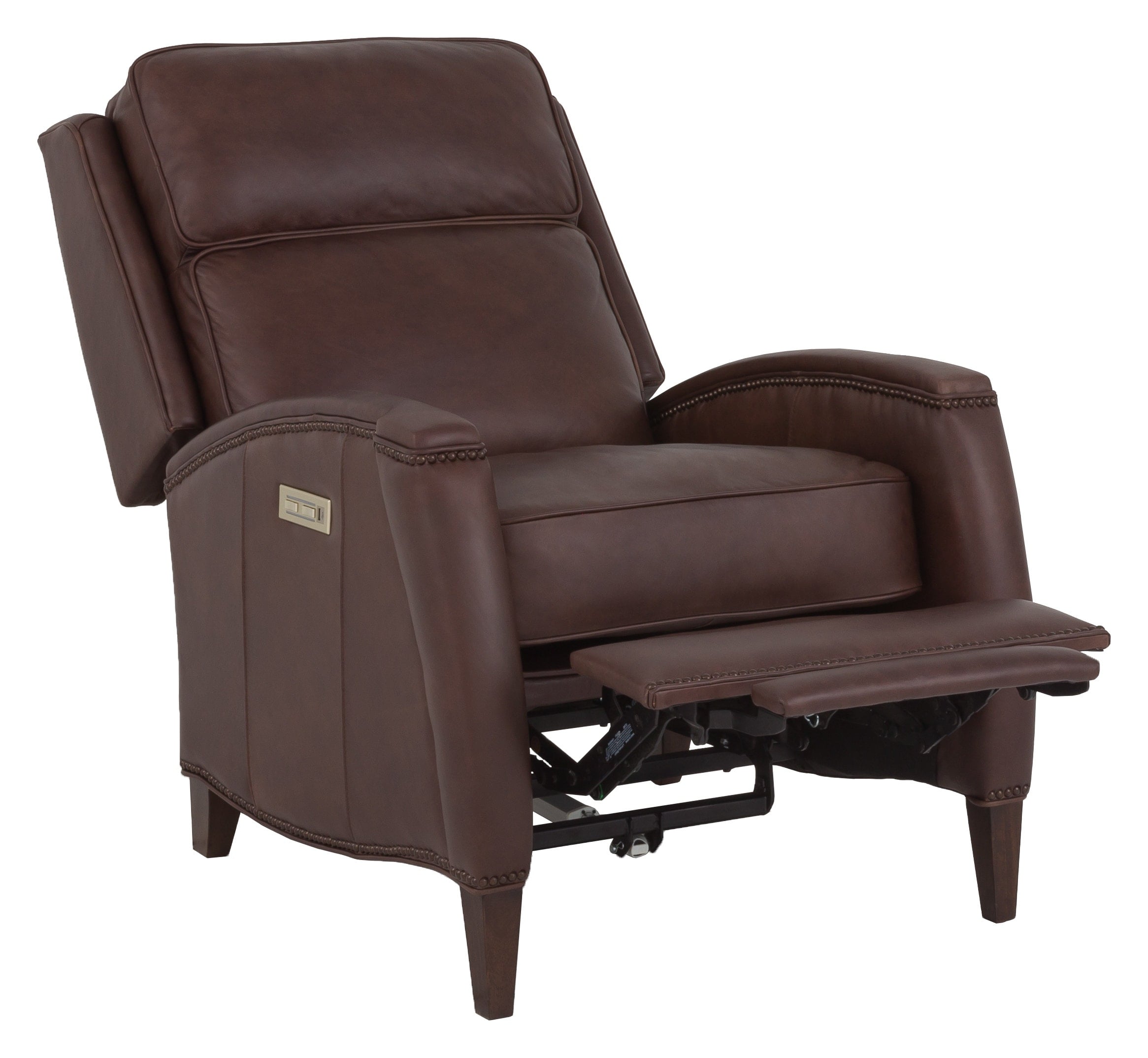 Fairfield The Leather Reserve Leather Power Recliner w/Nailhead Trim