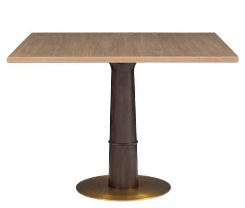 Transitional Square Dining Table