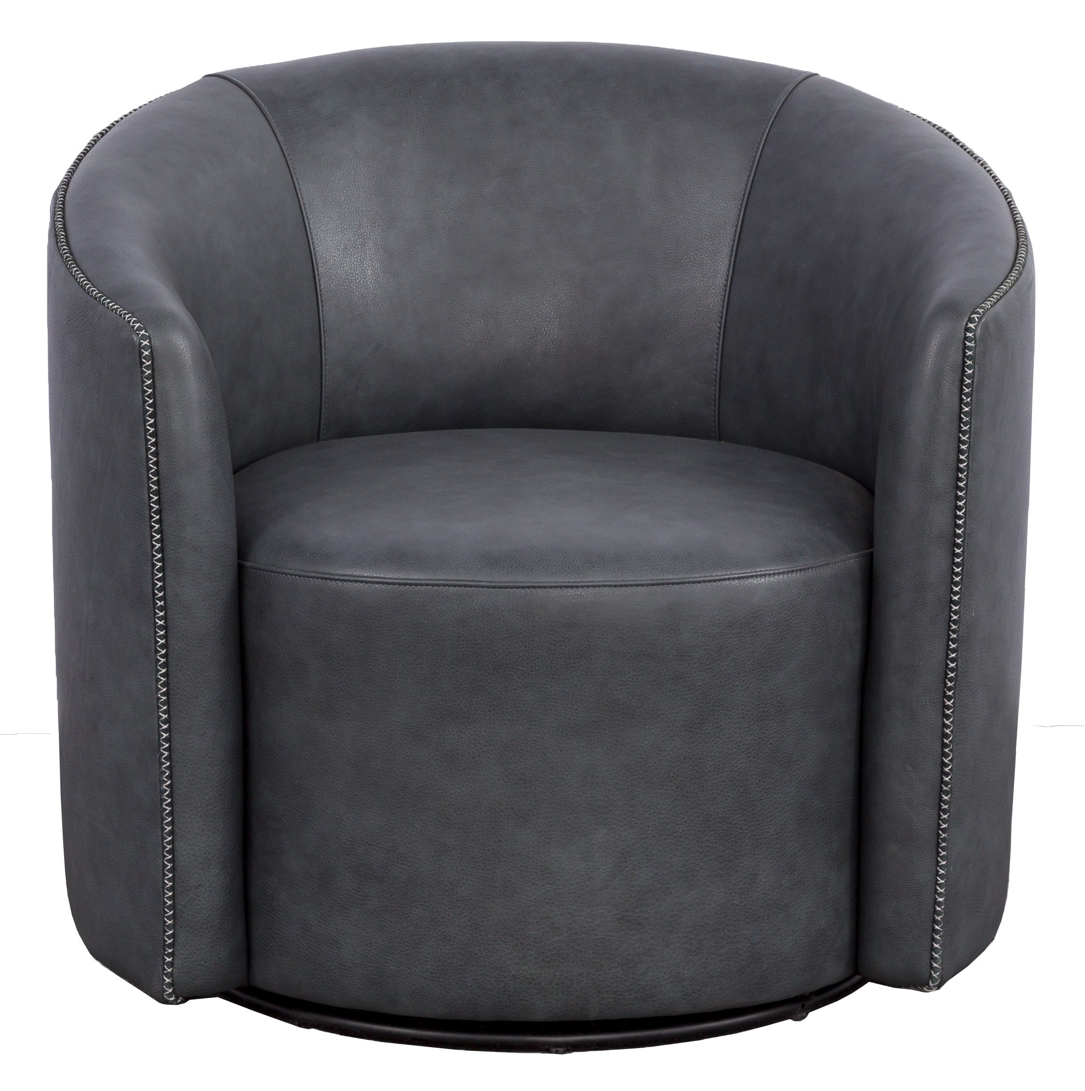 Fairfield The Leather Reserve Swivel Barrel Chair
