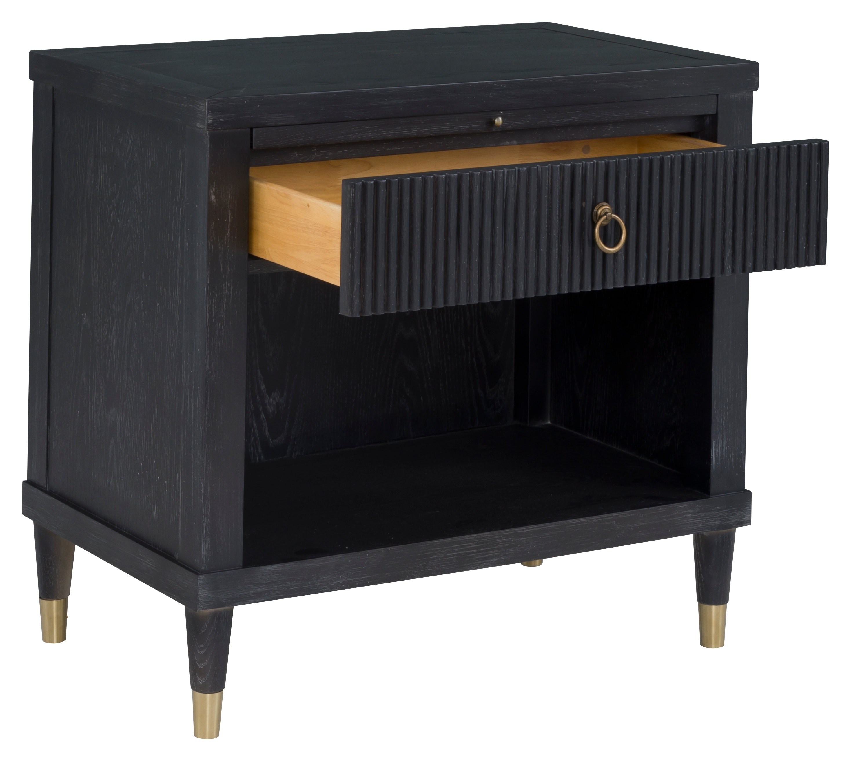 1-Drawer Rectangular Nightstand