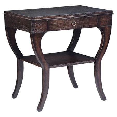 Rectangular End Table w/Drawer