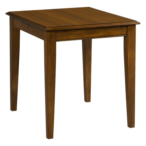 Transitional Rectangular End Table