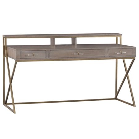 3-Drawer Desk w/USB Port