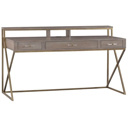 3-Drawer Desk w/USB Port