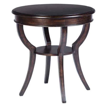 28" Round Lamp Table