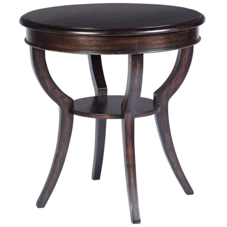 28" Round Lamp Table