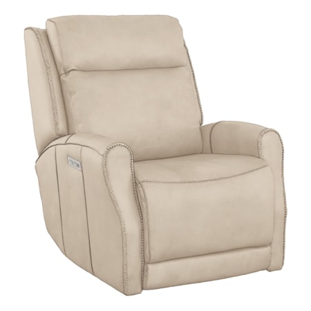 Leather Power Recliner w/USB Port