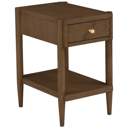 One Drawer Rectangle Drink Table