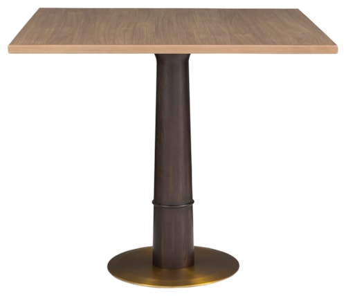 Transitional Dining Table with Laminate Table Top